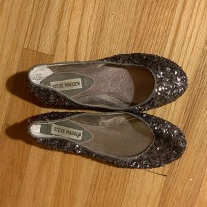 Steve Madden sequin flats